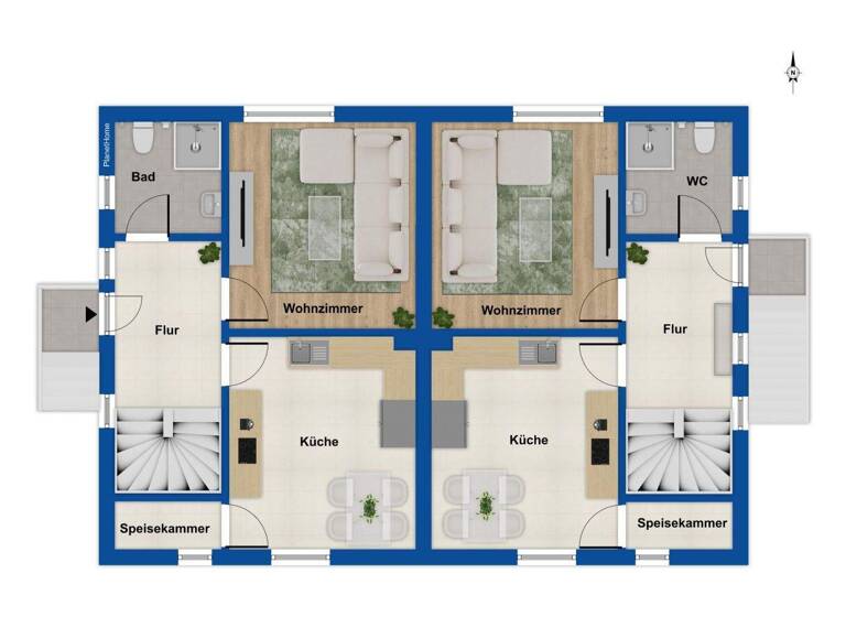 Doppelhaushälfte zum Kauf 164.800 € 5 Zimmer 124 m² 807 m² Grundstück Laisa Battenberg 35088