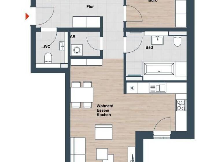 Wohnung zum Kauf provisionsfrei als Kapitalanlage geeignet 464.950 € 3 Zimmer 83,7 m²<br/>Wohnfläche Am Sailersberg Röthenbach Röthenbach an der Pegnitz 90552