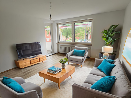 Wohnung zur Miete 514 € 3 Zimmer 60,5 m² 1. Geschoss An der Emsbrücke 6 Leerort Leer 26789