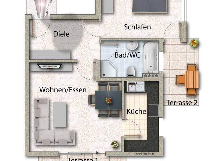 Wohnung zum Kauf 195.000 € 2 Zimmer 61,3 m² Oberwälden Wangen 73117