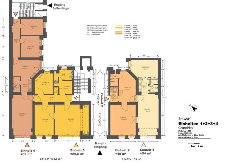 Büro-/Praxisfläche zur Miete 1.611 € 4 Zimmer 89,5 m²<br/>Bürofläche Schöneberg Berlin 10827