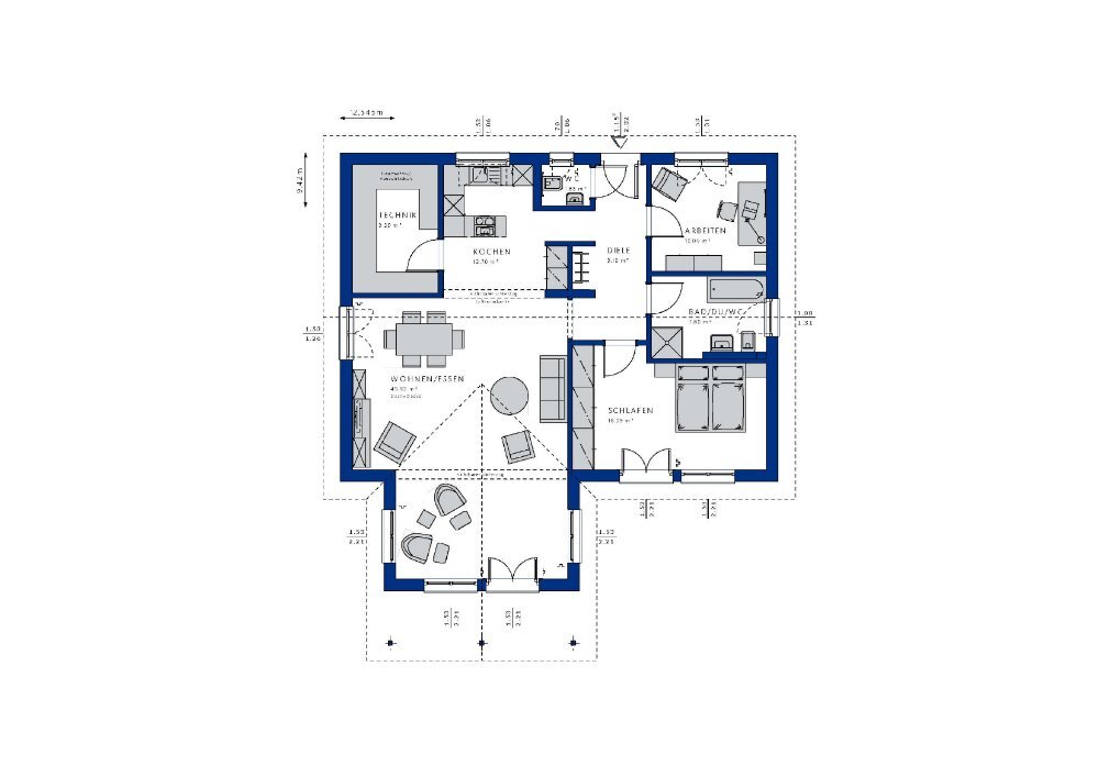 Einfamilienhaus zum Kauf provisionsfrei 422.800 € 4 Zimmer 115 m²<br/>Wohnfläche 710 m²<br/>Grundstück Himmelsfürst Brand-Erbisdorf 09618