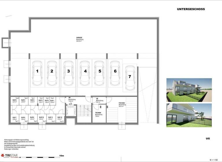 Wohnung zum Kauf - Erstbezug 443.000 € 3 Zimmer 74,2 m² 2. Geschoss Wien,Floridsdorf 1210
