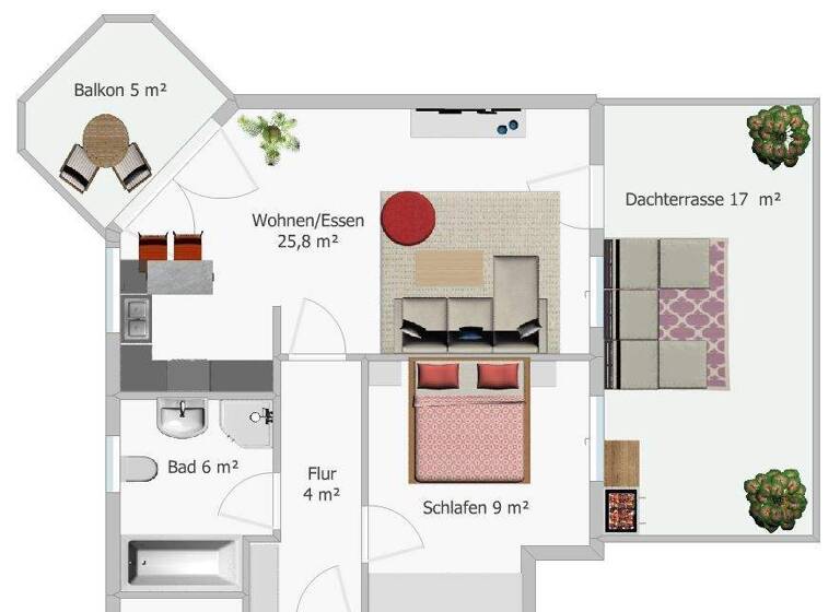 Wohnung zum Kauf 175.000 € 2 Zimmer 41 m² 2. Geschoss Geisenhausen 84144