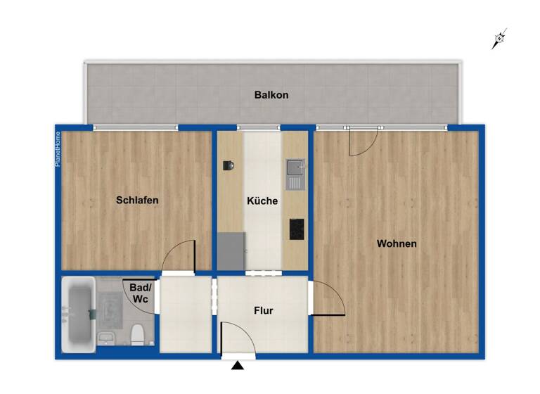 Wohnung zum Kauf 325.000 € 2 Zimmer 54 m² 1. Geschoss Karlsfeld 85757