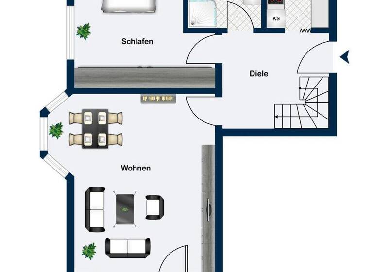 Maisonette zum Kauf 305.000 € 3 Zimmer 109 m² 2. Geschoss frei ab 01.04.2026 Schleifmühle Altdorf / Schleifmühle 90518