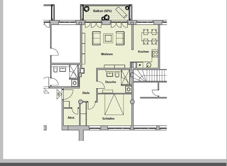Wohnung zum Kauf 395.000 € 2,5 Zimmer 64,2 m²<br/>Wohnfläche 1.<br/>Geschoss Nordstrand 409 Prora Binz 18609