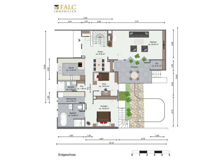 Einfamilienhaus zum Kauf 1.190.000 € 4 Zimmer 124 m² 558 m² Grundstück Kladow Berlin 14089