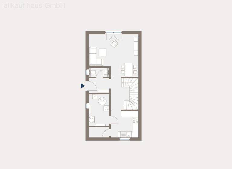 Doppelhaushälfte zum Kauf 429.609 € 3 Zimmer 112,6 m² 263 m² Grundstück Malschenberg Rauenberg 69231