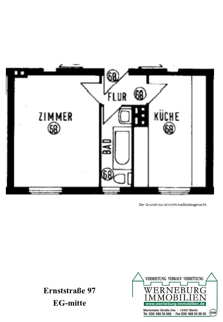 Wohnanlage zum Kauf als Kapitalanlage geeignet 109.000 € 1 Zimmer 34,3 m²<br/>Fläche Borsigwalde Berlin-Reinickendorf 13509