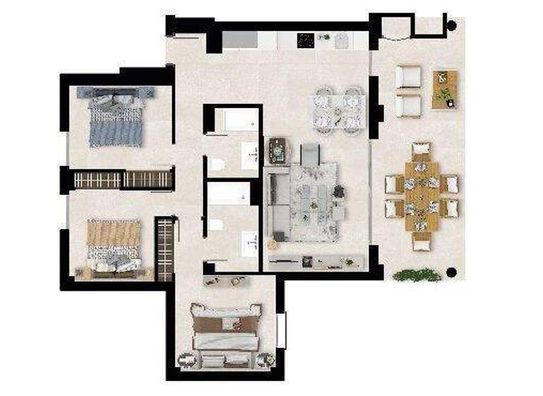 Wohnung zum Kauf 447.500 € 101 m² Mijas, Málaga