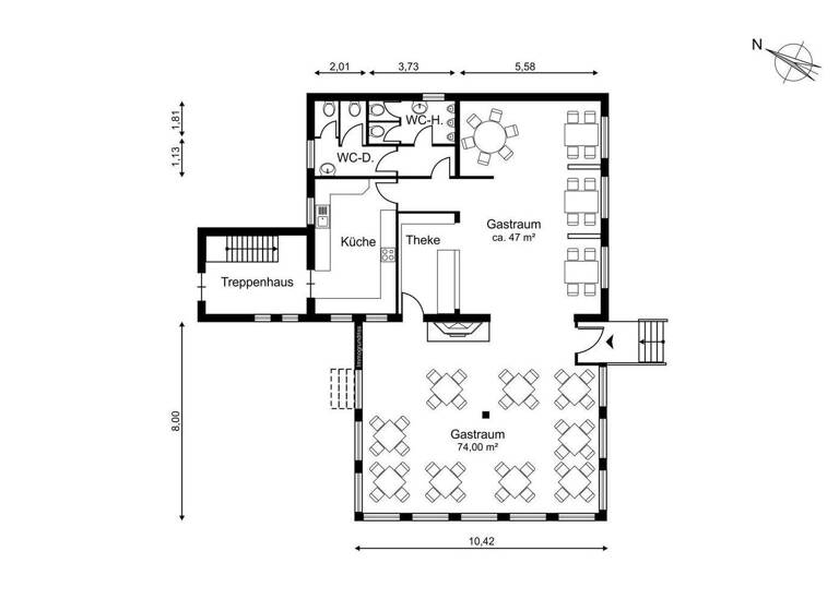 Restaurant zum Kauf 480.000 € 120 m² Gastrofläche Zossen 15806