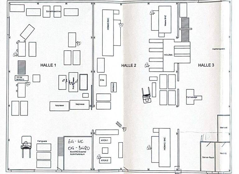 Lagerhalle zum Kauf 550.000 € 1.082 m² Lagerfläche Großröhrsdorf 01900