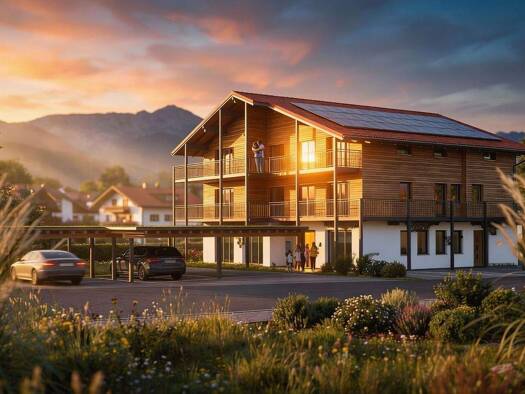 Wohnung zum Kauf - Erstbezug provisionsfrei 623.084 € 2 Zimmer 91,6 m² 2. Geschoss frei ab sofort Hochplattenstr. 1 Bergen 83346