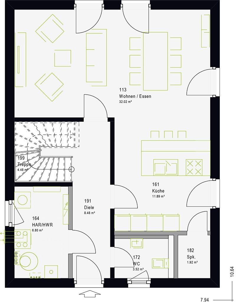 Einfamilienhaus zum Kauf 206.459 € 4 Zimmer 132 m² 652 m² Grundstück Hoppstädten Hoppstädten-Weiersbach 55768