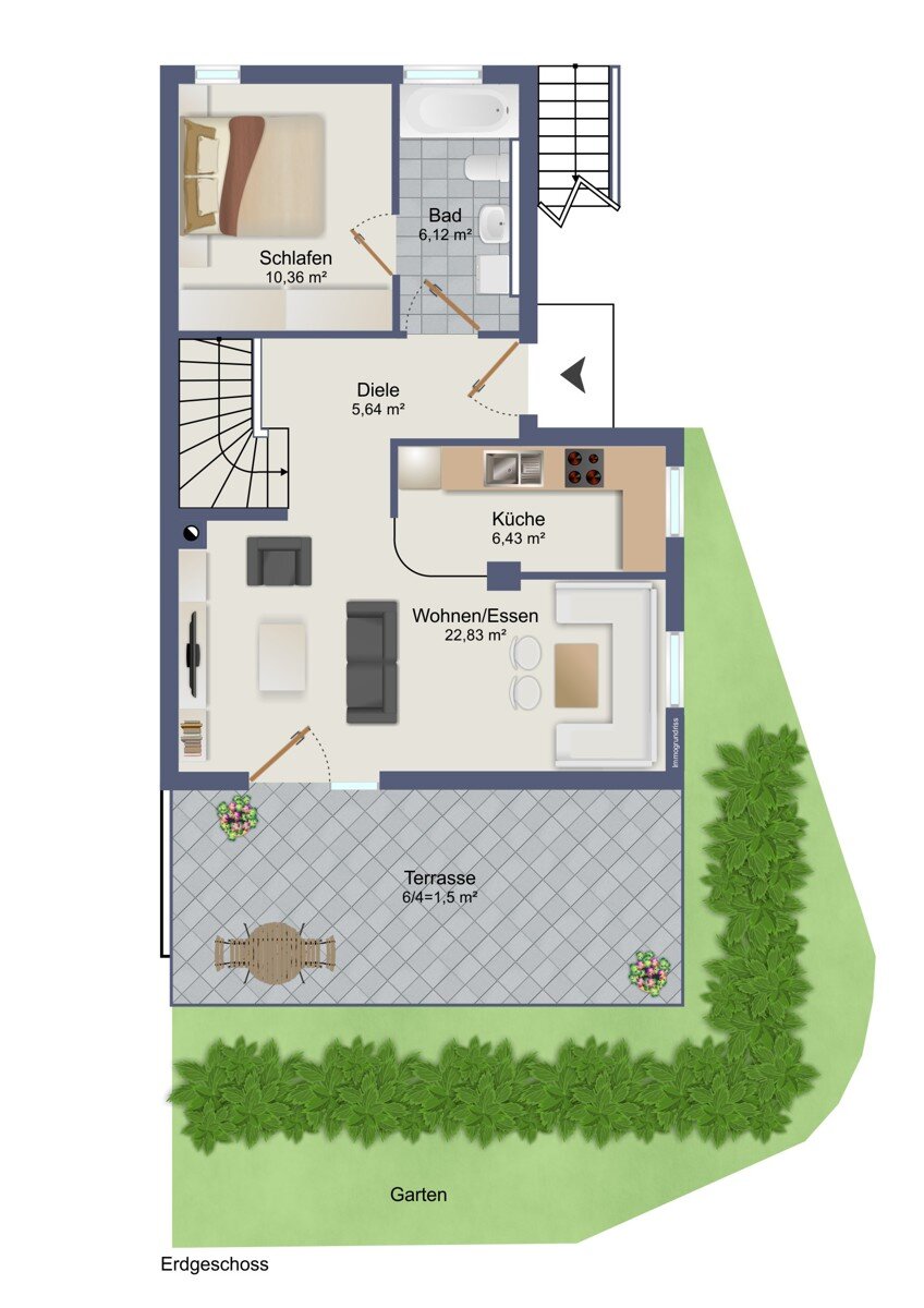 Reihenendhaus zum Kauf 900.000 € 6 Zimmer 137,6 m²<br/>Wohnfläche 146 m²<br/>Grundstück Feldmoching München 80995