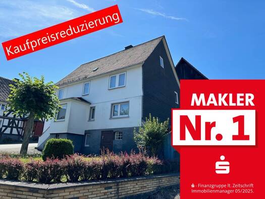Einfamilienhaus zum Kauf 89.000 € 5 Zimmer 145 m² 423 m² Grundstück Herbertshausen Bad Laasphe 57334