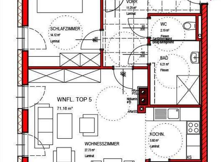 Wohnung zur Miete 780 € 70,1 m² Obritz 119/5 Obritz 2061