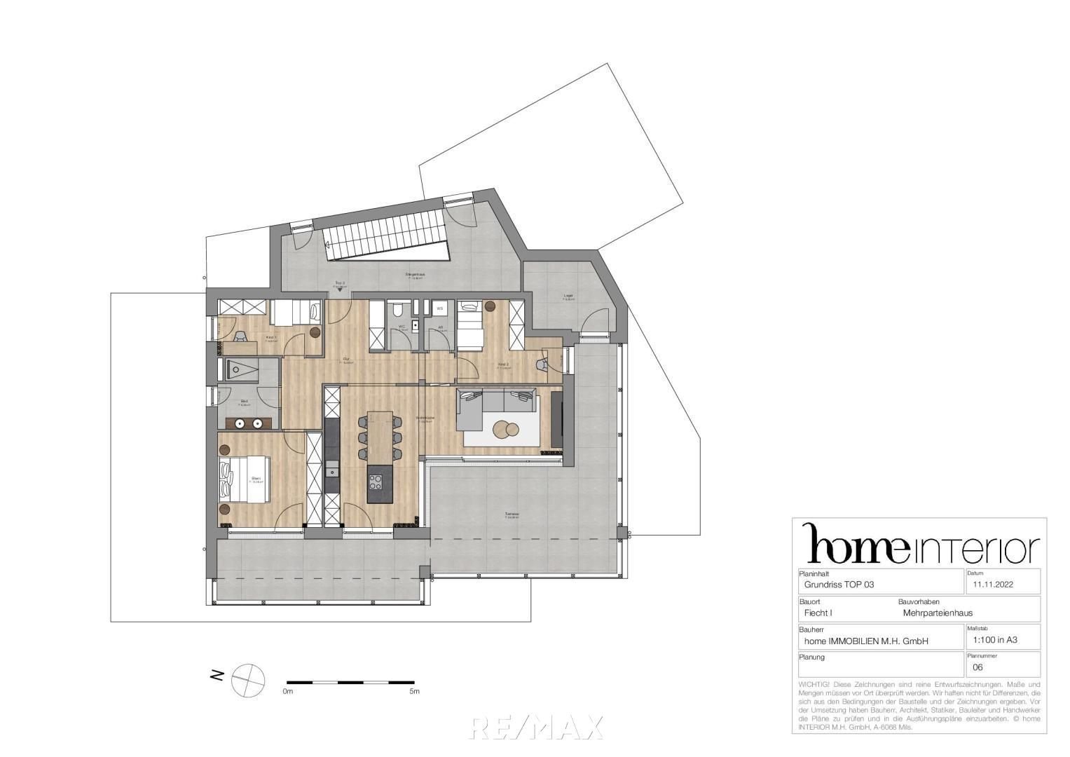 Terrassenwohnung zum Kauf 739.000 € 4 Zimmer 97,9 m²<br/>Wohnfläche 1.<br/>Geschoss Fiecht 30 Vomp 6134