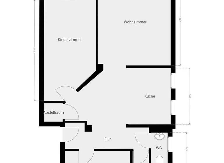 Wohnung zur Miete 515 € 3 Zimmer 75,8 m² EG Schafbrückenweg 2 Lichtenstein 09350