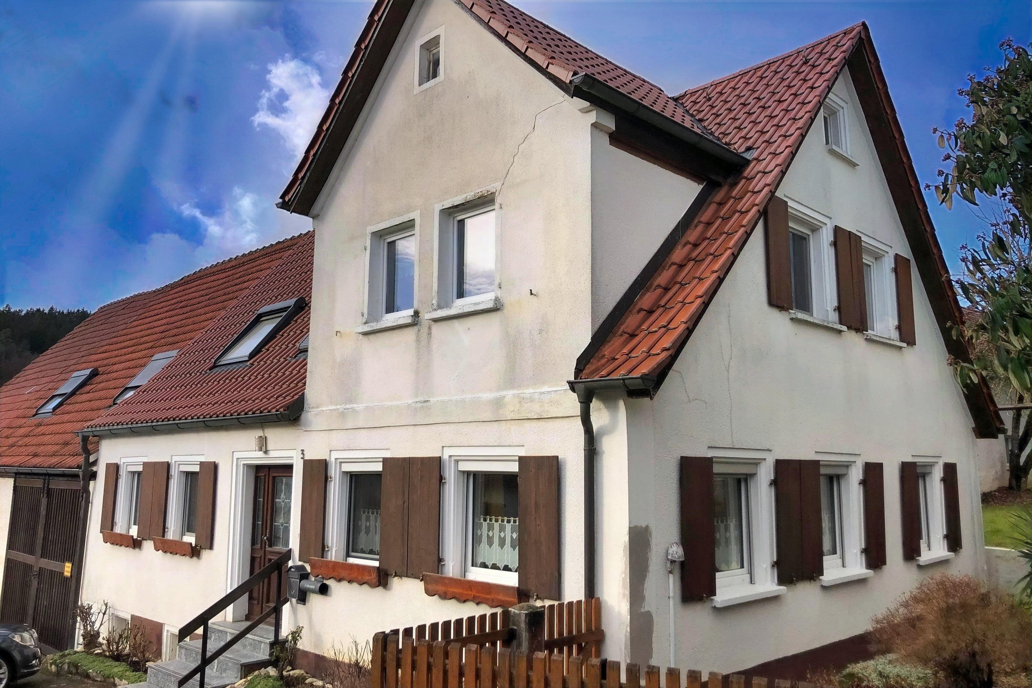 Einfamilienhaus zum Kauf 215.000 € 6 Zimmer 130 m²<br/>Wohnfläche 953 m²<br/>Grundstück Hechlingen a See Heidenheim 91719