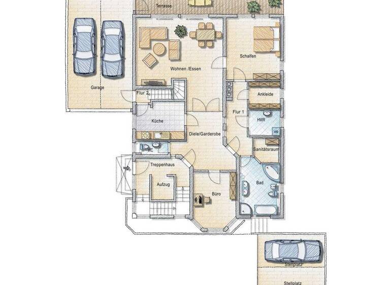 Mehrfamilienhaus zum Kauf als Kapitalanlage geeignet 795.000 € 10 Zimmer 370,7 m² 1.232 m² Grundstück Langerfeld Wuppertal 42389