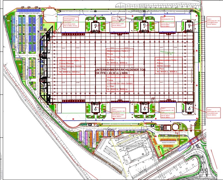 Bürofläche zur Miete provisionsfrei 599 m²<br/>Bürofläche Diekhaus 4-26 Hilden / Meide 40721