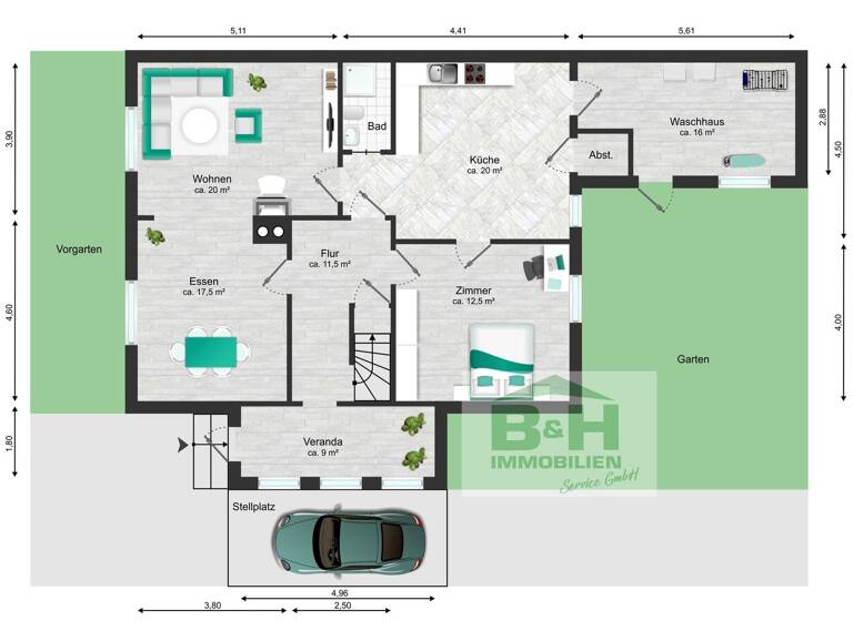 Doppelhaushälfte zum Kauf 79.900 € 4 Zimmer 140 m² 550 m² Grundstück frei ab sofort Zum Fichtenberg 7 Friedersdorf Muldestausee 06774