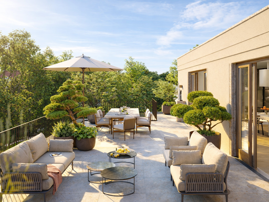 Penthouse zum Kauf - Erstbezug provisionsfrei 6.980.000 € 5 Zimmer 242 m² 2. Geschoss Gellertstraße 8 Bogenhausen München 81925