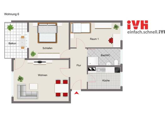 Wohnung zur Miete 680 € 3 Zimmer 66,1 m² frei ab 01.08.2026 Fallingbostel Bad Fallingbostel 29683