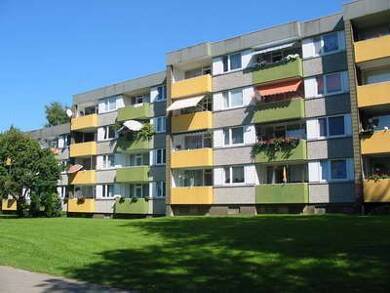 Wohnung zur Miete nur mit Wohnberechtigungsschein 301 € 2 Zimmer 60,6 m² 2. Geschoss frei ab 02.06.2025 Kieler Straße 14 Königsborn Unna 59425