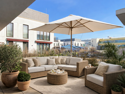 Terrassenwohnung zur Miete 3.284 € 2 Zimmer 131,3 m² 3. Geschoss frei ab sofort Voßstraße 34 Mitte Berlin 10117