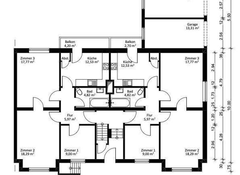 Mehrfamilienhaus zum Kauf 1.299.900 € 18 Zimmer 418 m² 1.870 m² Grundstück Buntentor Bremen 28201