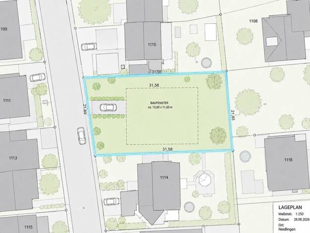 Grundstück zum Kauf provisionsfrei 285.990 € 685 m² Grundstück Neidlingen 73272
