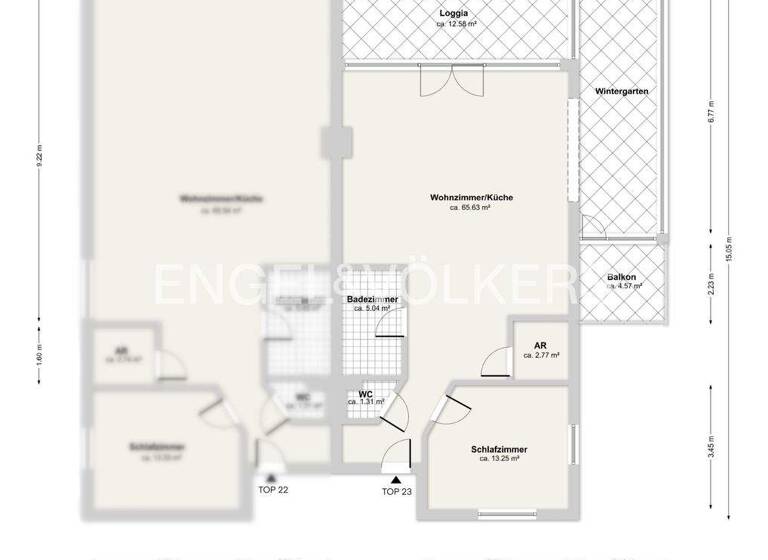 Wohnung zum Kauf 399.000 € 2 Zimmer 88 m² Gerasdorf 2201