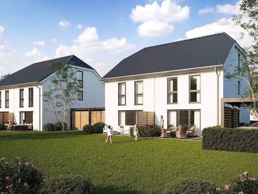 Doppelhaushälfte zum Kauf provisionsfrei 525.000 € 5 Zimmer 140 m² 220 m² Grundstück Heimstraße 2 Schwarzenbruck Schwarzenbruck 90592