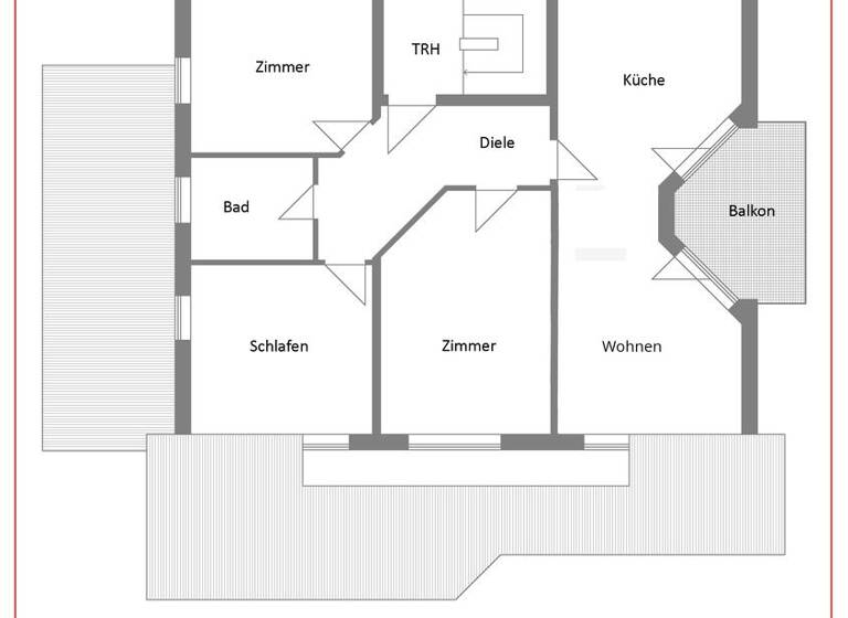 Wohnung zur Miete 1.400 € 4 Zimmer 95 m² 1. Geschoss Heilbronn 74074