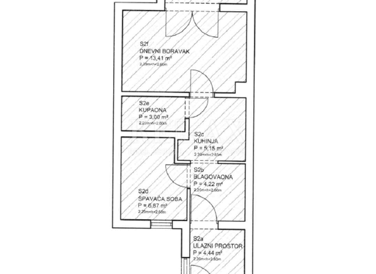 Wohnung zum Kauf 147.000 € 2 Zimmer 1. Geschoss Novi Vinodolski 51250