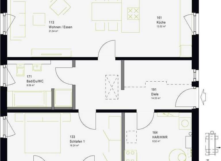 Bungalow zum Kauf - Erstbezug provisionsfrei 488.000 € 2 Zimmer 83 m² 230 m² Grundstück Böhl-Iggelheim 67459