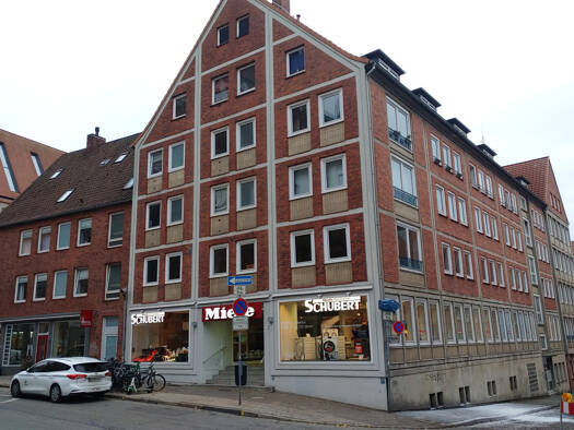 Wohnung zur Miete 450 € 1 Zimmer 42 m² 2. Geschoss Schüsselbuden 2 Innenstadt Lübeck 23552