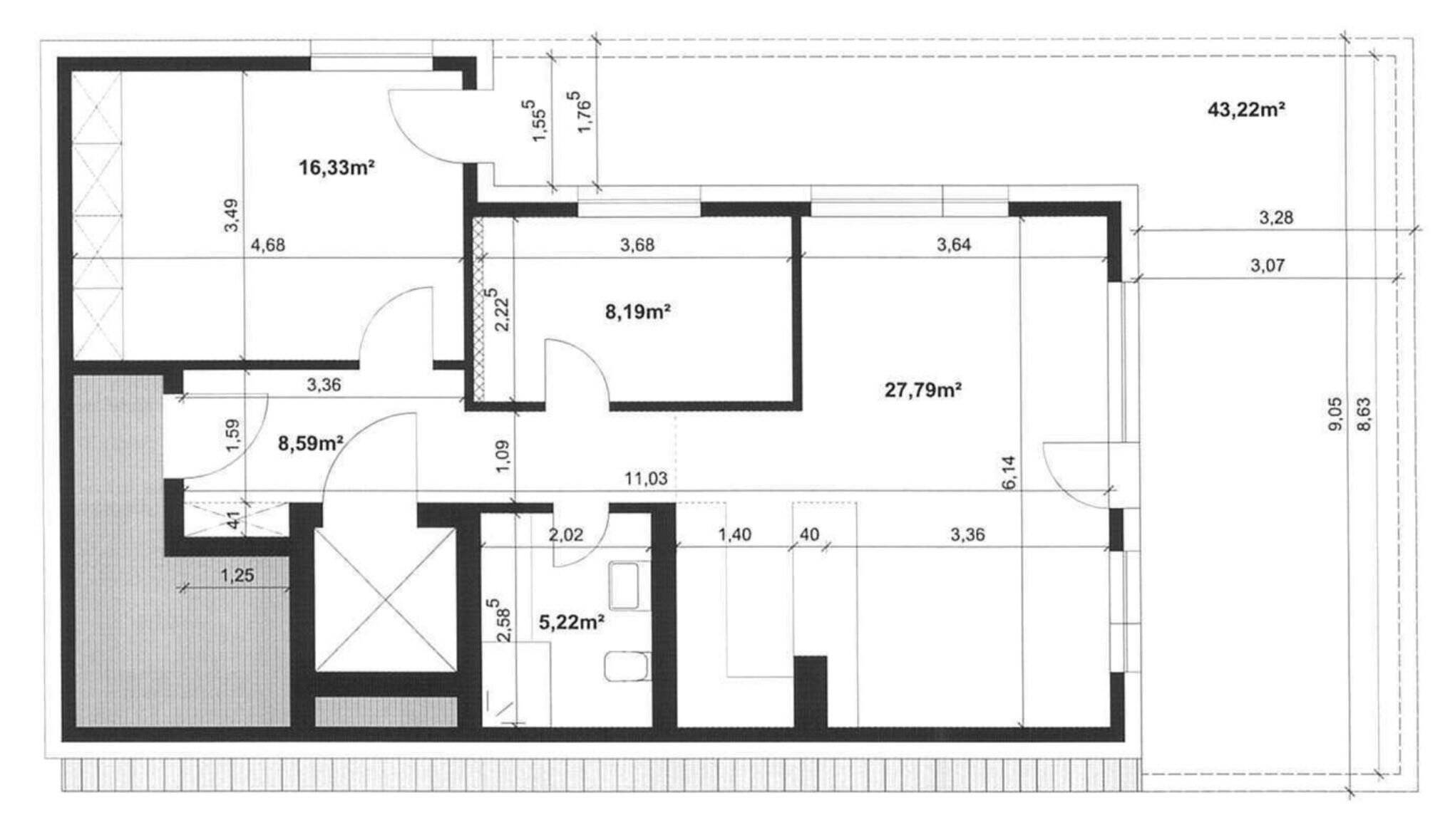Penthouse zur Miete 2.640 € 3 Zimmer 88 m²<br/>Wohnfläche 2.<br/>Geschoss Blankenese Hamburg 22587