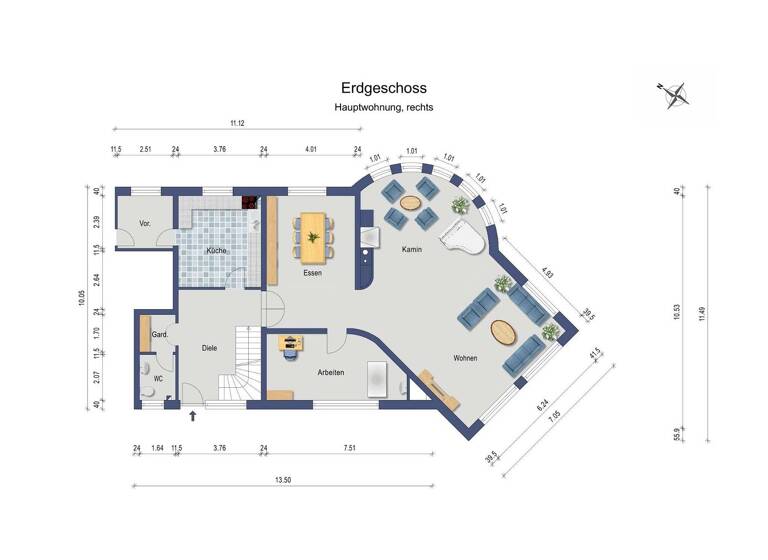 Haus zum Kauf 1.360.000 € 7 Zimmer 334,5 m² 2.430 m² Grundstück frei ab sofort Geesthacht 21502