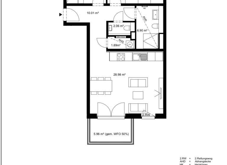 Wohnung zur Miete 1.550 € 3 Zimmer 89 m²<br/>Wohnfläche 1/2<br/>Geschoss Truchseßstr. Bad Godesberg Bonn 53177