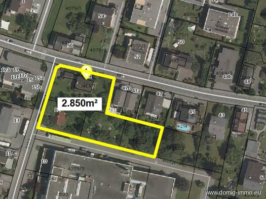 Grundstück zum Kauf 2.850 m² Grundstück Kaiserstraße 49 Feldkirch / Altenstadt 6800