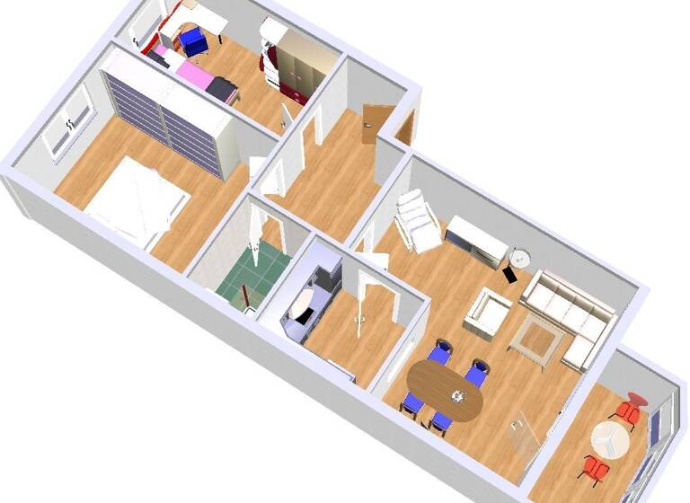 Wohnung zum Kauf 109.800 € 3 Zimmer 64 m²<br/>Wohnfläche ab sofort<br/>Verfügbarkeit Rostocker Straße Am Oberbach Neubrandenburg 17033