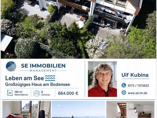 Doppelhaushälfte zum Kauf 664.000 € 8 Zimmer 160 m² 200 m² Grundstück Immenstaad Immenstaad am Bodensee 88090
