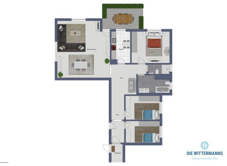Wohnung zum Kauf 375.000 € 4 Zimmer 122 m² Steinen 79585
