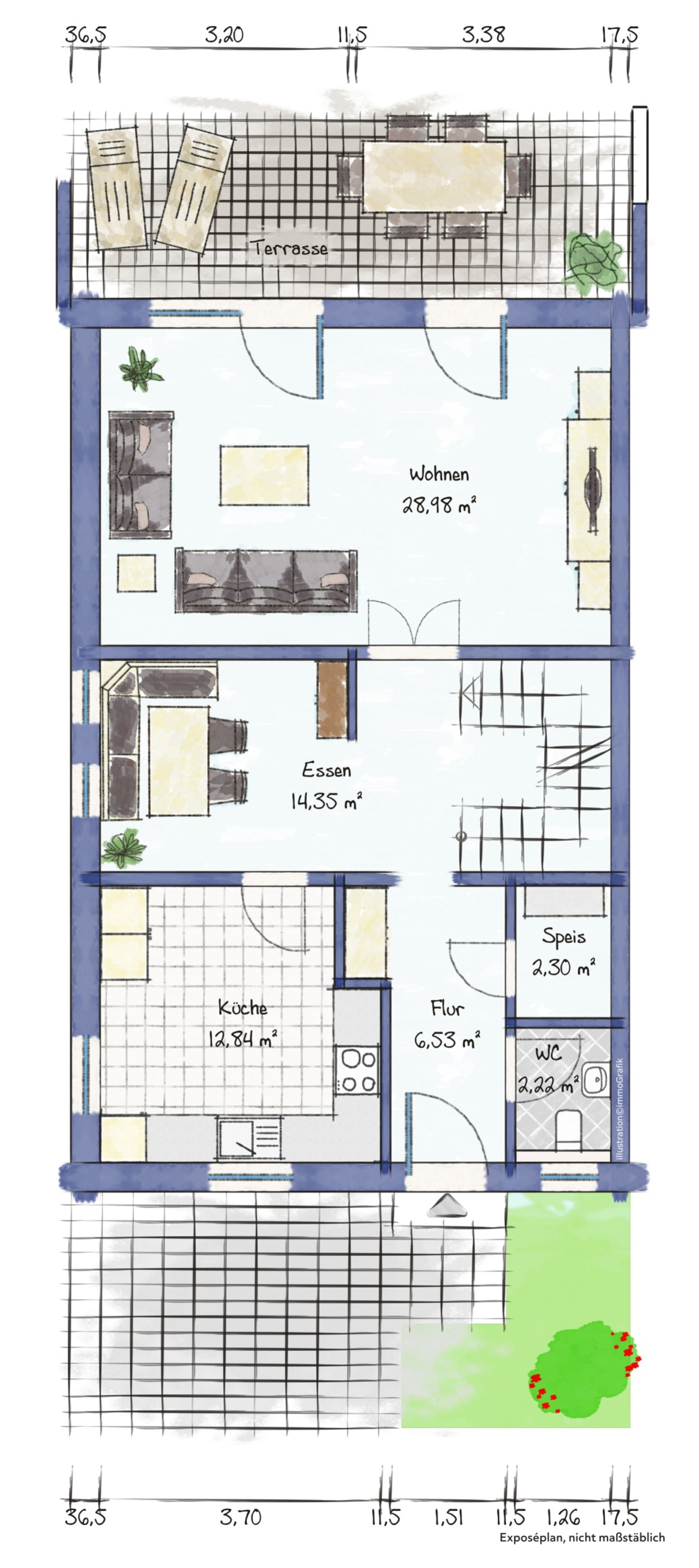 Reihenendhaus zum Kauf 598.000 € 5 Zimmer 139 m²<br/>Wohnfläche 318 m²<br/>Grundstück Bockhorn Bockhorn 85461