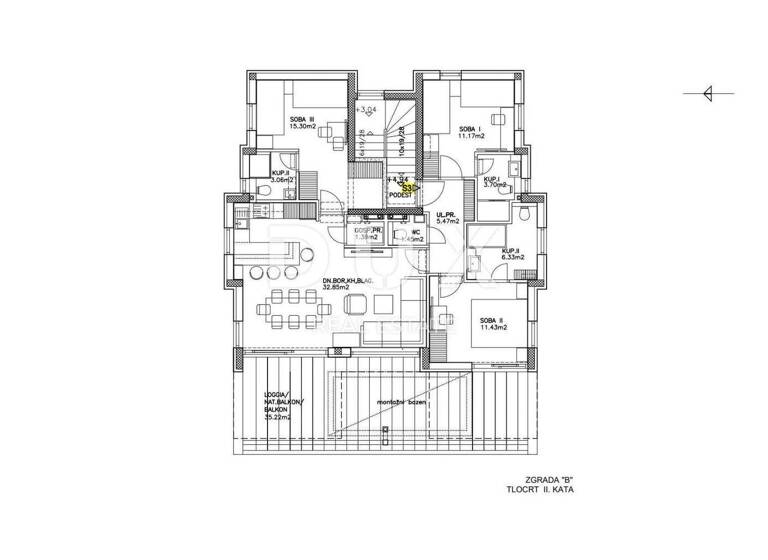 Wohnung zum Kauf 534.200 € 4 Zimmer 2. Geschoss Novalja 53291