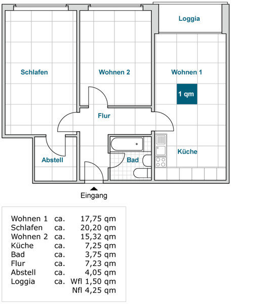 Wohnung zur Miete 545 € 3 Zimmer 77,9 m²<br/>Wohnfläche 4.<br/>Geschoss 27.01.2025<br/>Verfügbarkeit Holbeinstr. 58 Johannstadt-Süd (Permoserstr.) Dresden 01307